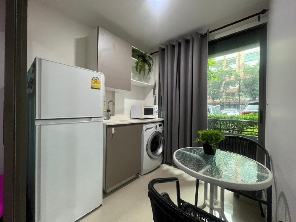 For rent!! Metro Luxe Ratchada, 1st floor, Building A, beautiful room, fully furnished Ready to move in immediately, hurry up and book now!!