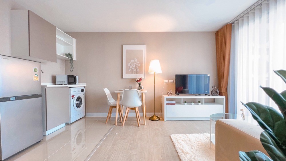 For rent!! Metro Luxe Ratchada, 6th floor, beautiful room, fully furnished Ready to move in immediately, don't miss it!!