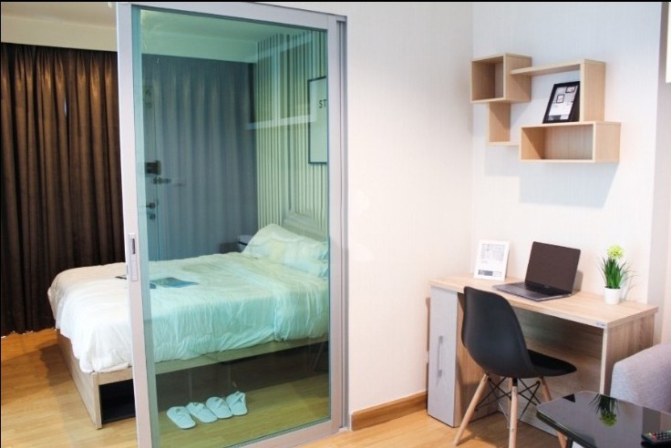 For rent!! Aspire Rama 4, 15th floor, Building A, beautiful room, fully furnished, ready to move in, don't miss it!!