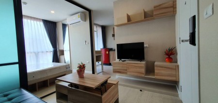 Condo for rent, The Cube Plus Minburi, beautiful room, good location, near the BTS, convenient transportation, ready to move in, do not miss it.