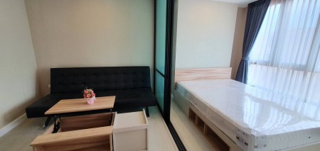 Condo for rent, The Cube Plus Minburi, beautiful room, good location, near the BTS, convenient transportation, ready to move in, do not miss it.