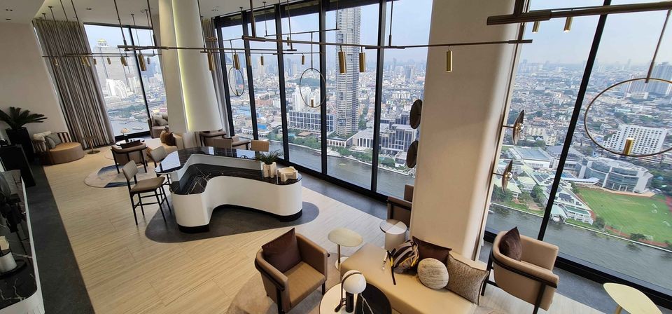 For rent, Chapter Charoennakorn - Riverside, white tone room, clean, comfortable price, complete in one place, must not be slow