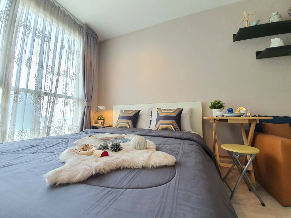 ให้เช่า Ideo Mobi rama9 ห้องสตูดิโอ ชั้น 21 ได้วิวเมือง พร้อมเฟอร์เครื่องใช้ไฟฟ้าอย่างดี ห้ามพลาด