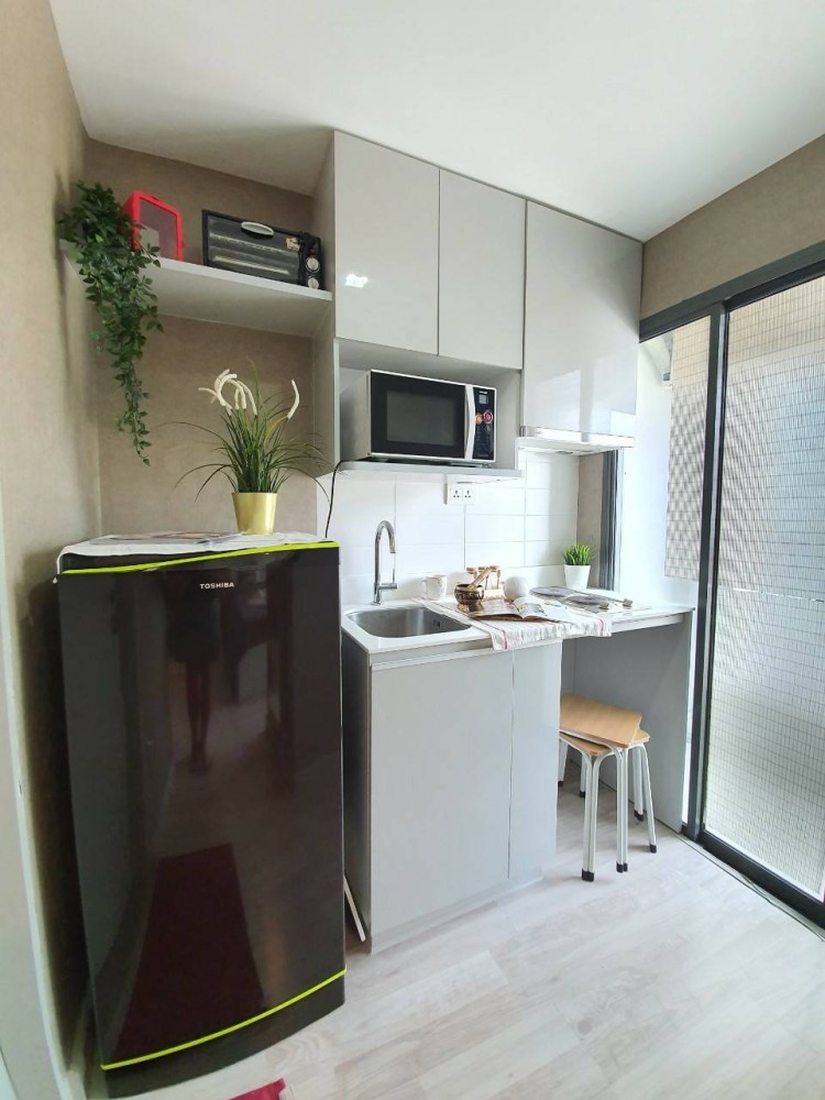 ให้เช่า Ideo Mobi rama9 ห้องสตูดิโอ ชั้น 21 ได้วิวเมือง พร้อมเฟอร์เครื่องใช้ไฟฟ้าอย่างดี ห้ามพลาด