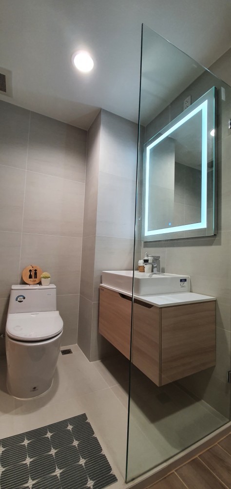 For sale, for rent, Life @ Ratchada - Suthisan, 1 bedroom, 1 bathroom, balcony, 18th floor, size 34 sq m. Hurry and reserve now.