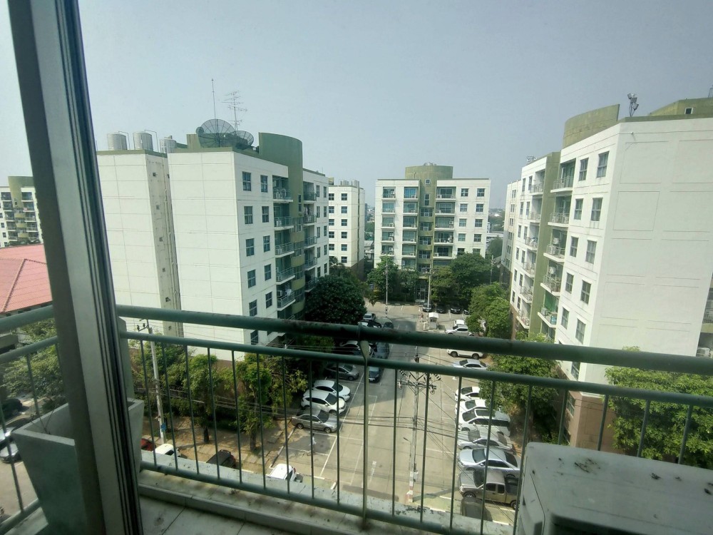 Condo for rent/sale, Park View Vibhavadi Rangsit, Building A4, 6th floor, very cheap price, fully furnished room, ready to move in.