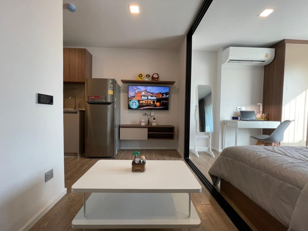 Condo for rent, Cave Town Space, 6th floor, outside view, beautiful room, fully furnished, very livable, I can say that it's great.