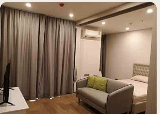 Condo for rent, Q Chidlom-Phetchaburi, beautiful room, fully furnished, complete electrical appliances, convenient to travel, book now.
