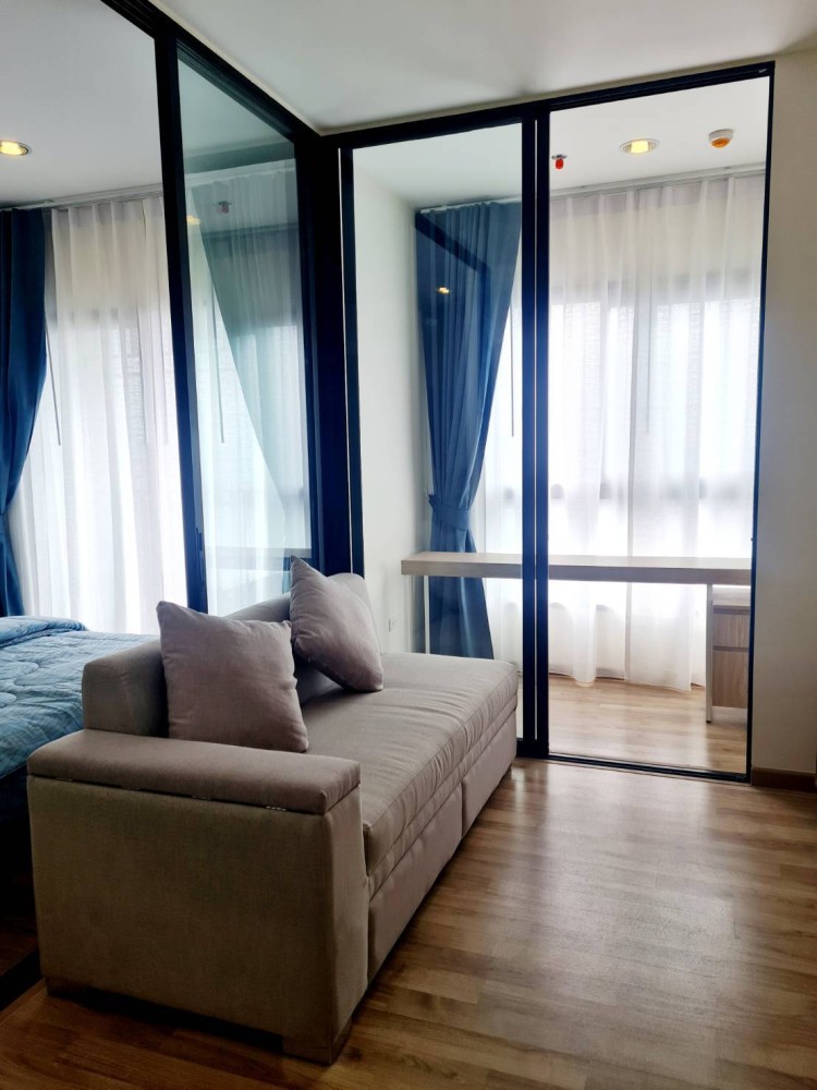 Condo for rent, Niche Mono, Charoennakorn, east, the most beautiful view of the Chao Phraya River curve. have privacy