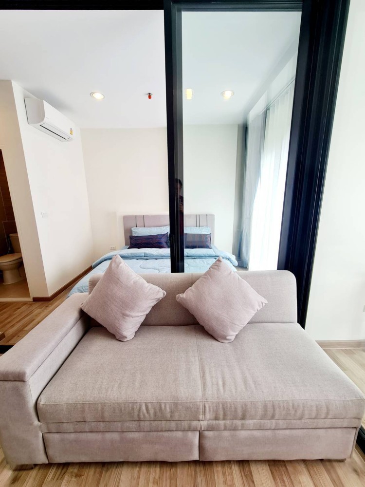Condo for rent, Niche Mono, Charoennakorn, east, the most beautiful view of the Chao Phraya River curve. have privacy