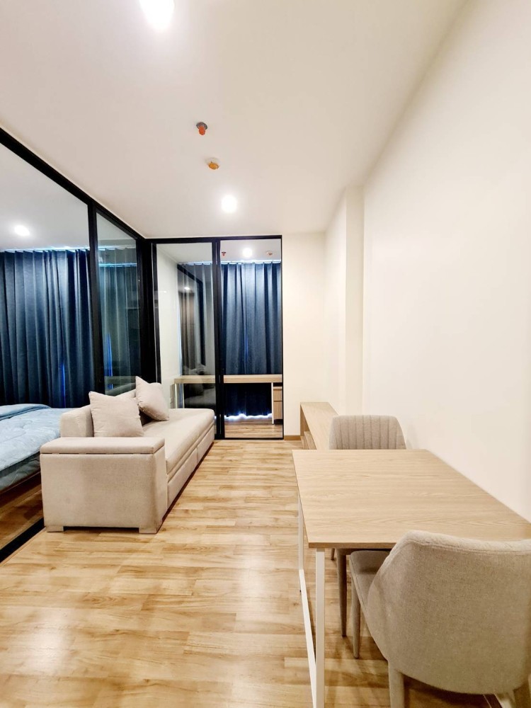 Condo for rent, Niche Mono, Charoennakorn, east, the most beautiful view of the Chao Phraya River curve. have privacy
