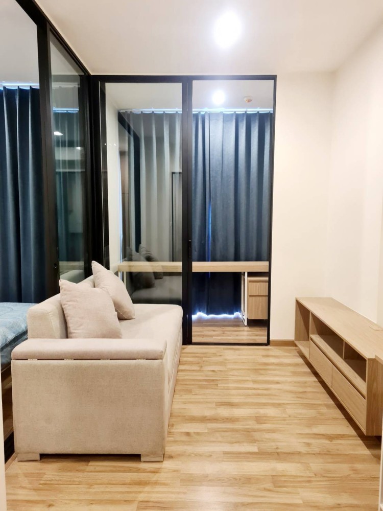 Condo for rent, Niche Mono, Charoennakorn, east, the most beautiful view of the Chao Phraya River curve. have privacy