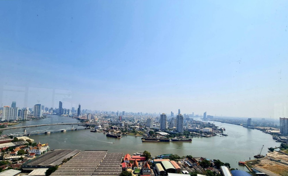 Condo for rent, Niche Mono, Charoennakorn, east, the most beautiful view of the Chao Phraya River curve. have privacy