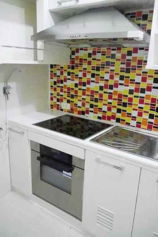 Condo for rent, Baan Klang Krung, Siam-Pathumwan, fully built-in Big leather sofa Good like this, book now.