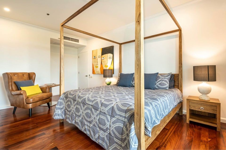 Condo for rent Baan Chao Phraya large balcony well decorated Fully furnished, hurry up!! images