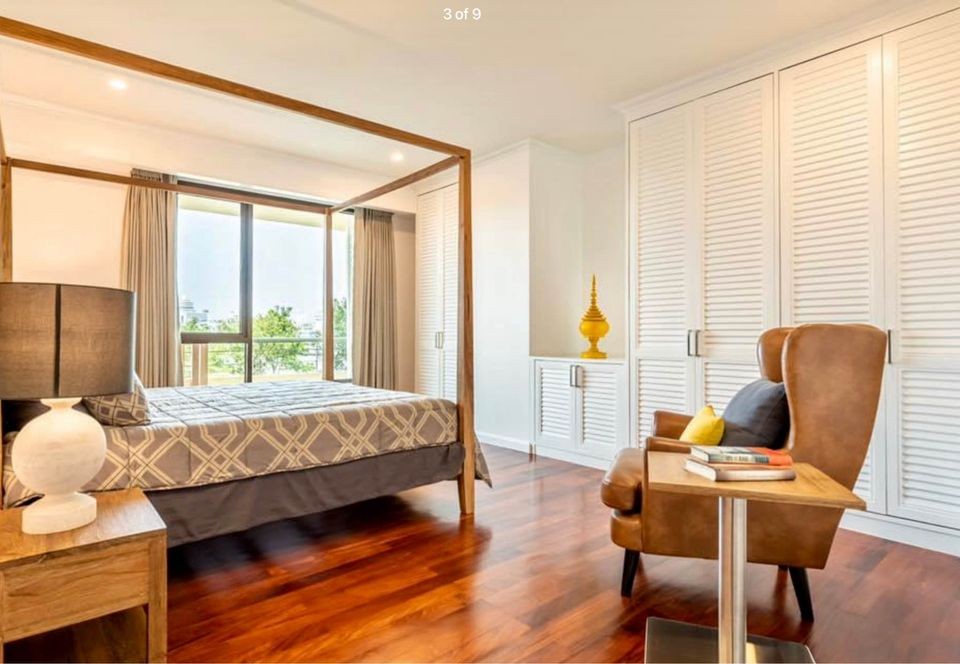 Condo for rent Baan Chao Phraya large balcony well decorated Fully furnished, hurry up!!
