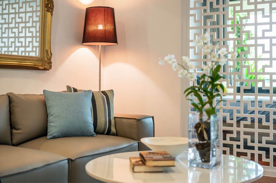 Condo for rent Baan Chao Phraya large balcony well decorated Fully furnished, hurry up!!