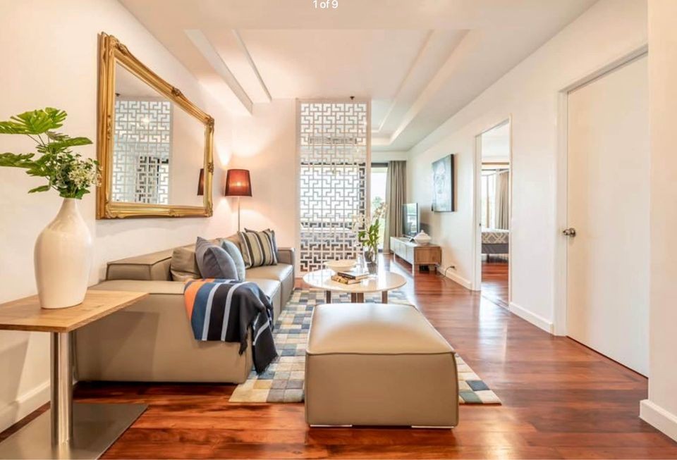 Condo for rent Baan Chao Phraya large balcony well decorated Fully furnished, hurry up!!