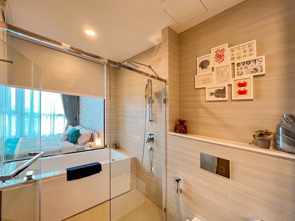 Condo for rent sell, Park Origin Thonglor, the room is very beautiful, not hot, nothing obscures, don't wait !!