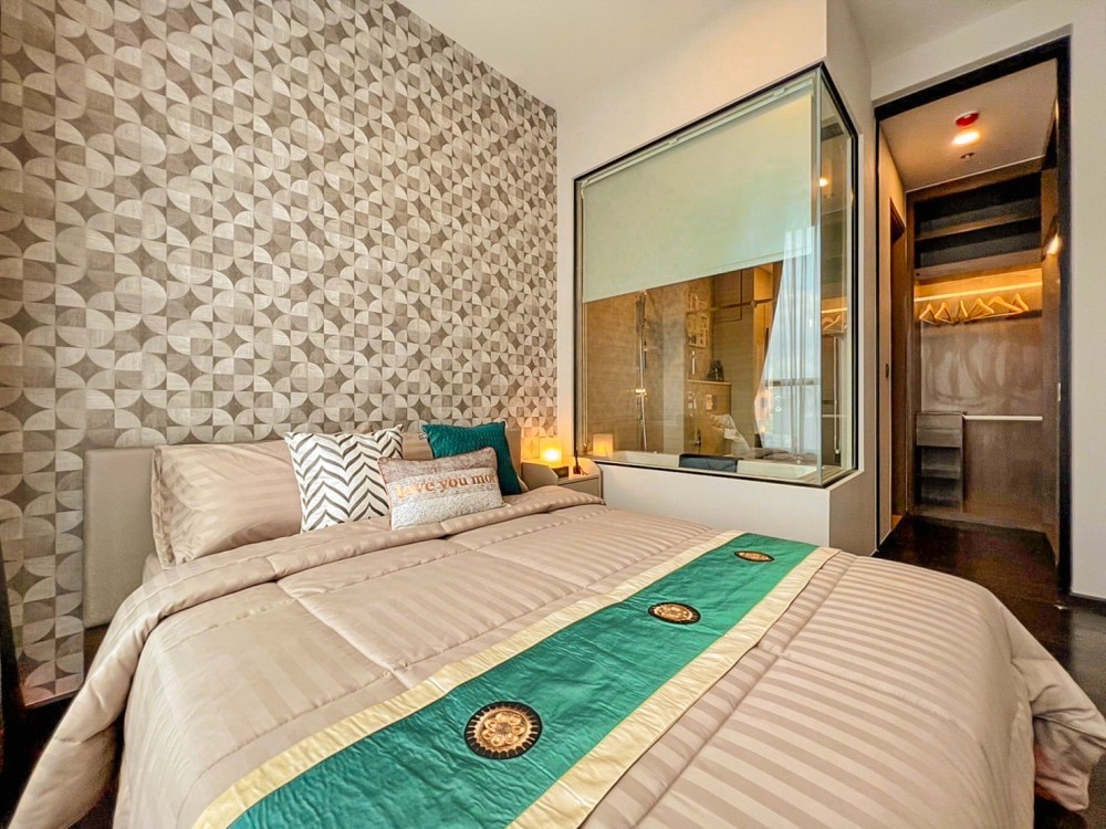 Condo for rent sell, Park Origin Thonglor, the room is very beautiful, not hot, nothing obscures, don't wait !!