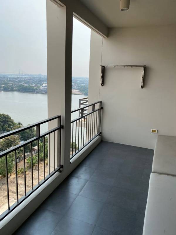 Condo for rent, U Delight Residence Riverfront Rama 3, high floor, Chao Phraya River view, south side