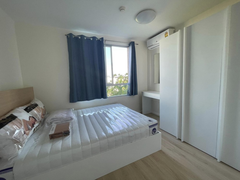 Condo for rent, U Campus Rangsit-Mueang Ek, 5th floor, newly renovated room, very beautiful, inviting, plus a good price for your heart, book now.