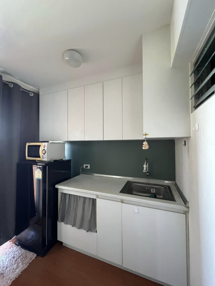 Condo for rent, Lumpini Town Bodindecha-Ramkhamhaeng, large room, football field view, complete electrical appliances