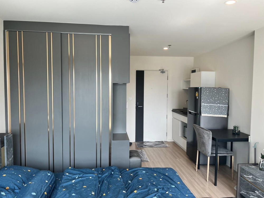 Condo for rent, Lumpini Ville Chaengwattana-Pak Kret Station, city view room, fully furnished, ready to move in, book now.