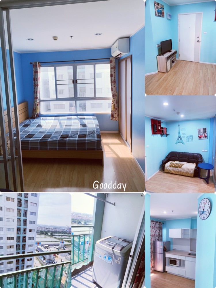 Condo for rent, Lumpini Mega City Bangna, beautiful room, good location, near the train, near the expressway, ready to move in. Hurry up and book now!