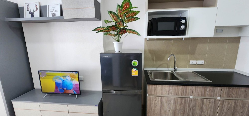 Condo for rent, Supalai Veranda Ramkhamhaeng, beautiful room, fully furnished, good location, convenient transportation, ready to move in, book now!