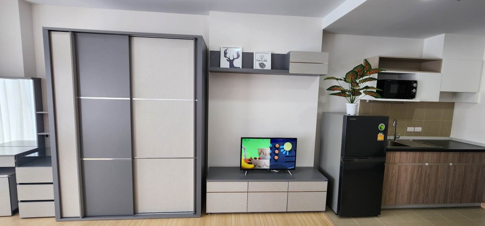 Condo for rent, Supalai Veranda Ramkhamhaeng, beautiful room, fully furnished, good location, convenient transportation, ready to move in, book now!