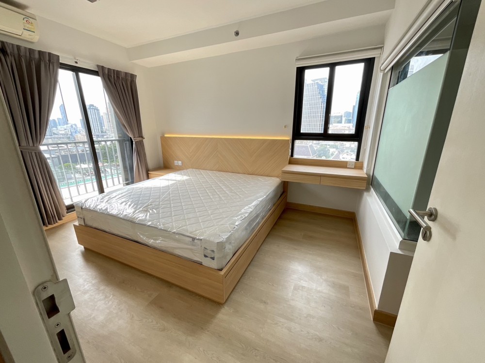 Condo for rent, The Seed Mingle Sathorn-Suanplu, beautiful room, high floor, good view, good location, near BTS, ready to move in, book now.