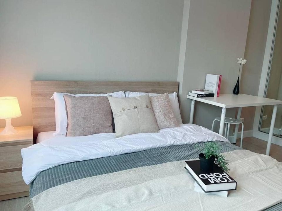 Condo for rent, Metro Luxe Ratchada, 1 bedroom, 1 bathroom, complete with electrical appliances, can drag luggage in