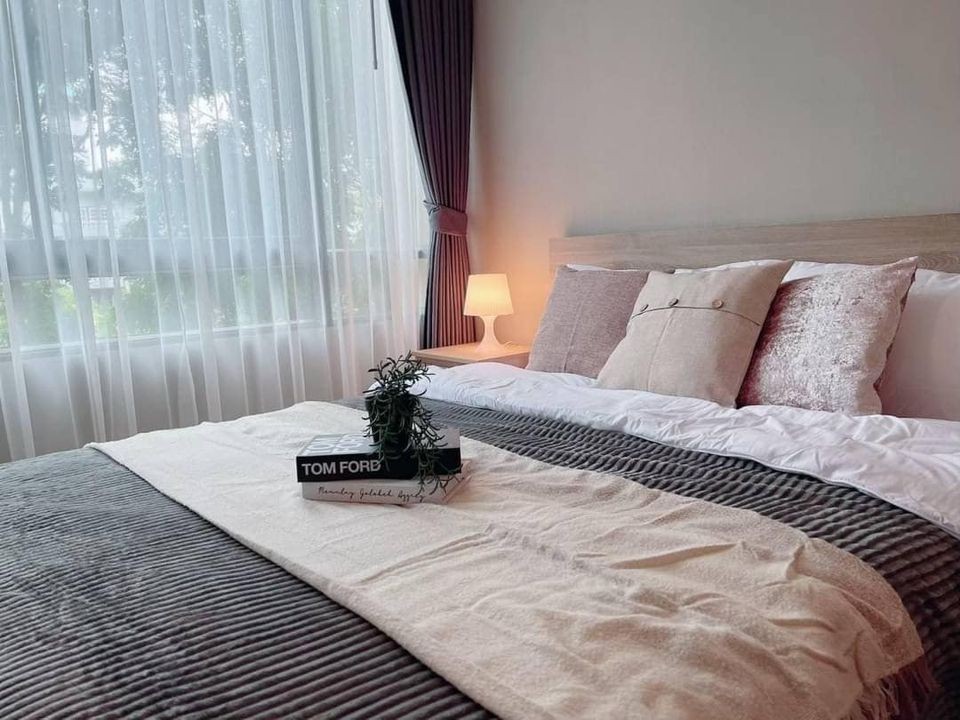 Condo for rent, Metro Luxe Ratchada, 1 bedroom, 1 bathroom, complete with electrical appliances, can drag luggage in