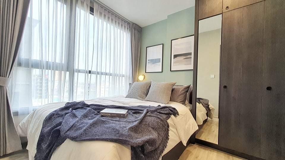 Condo for rent, XT Huai Khwang, beautifully decorated room, good location, near BTS, convenient transportation, ready to move in, book now.