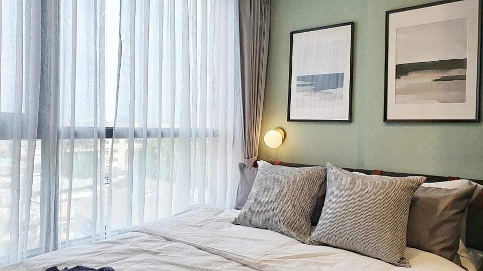 Condo for rent, XT Huai Khwang, beautifully decorated room, good location, near BTS, convenient transportation, ready to move in, book now.