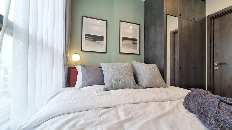 Condo for rent, XT Huai Khwang, beautifully decorated room, good location, near BTS, convenient transportation, ready to move in, book now.