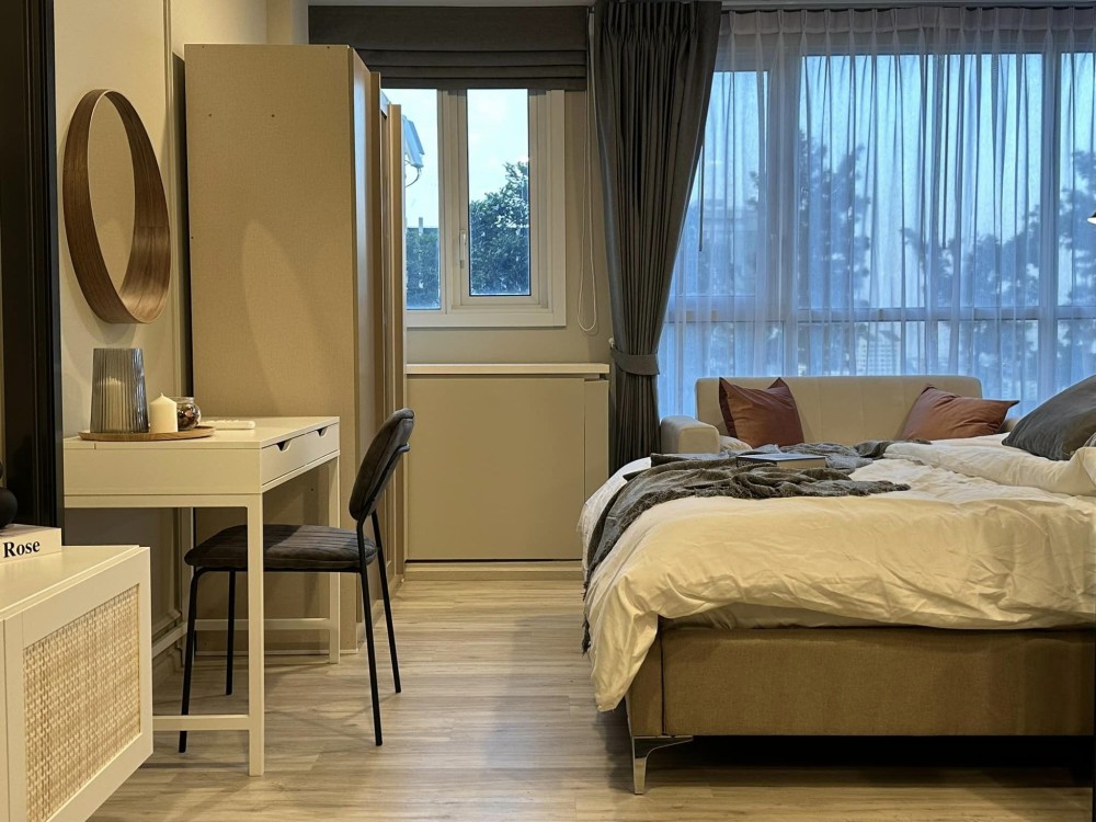 Condo for rent, XT Huai Khwang, garden view room, beautifully decorated, very inviting, book now before you miss it.