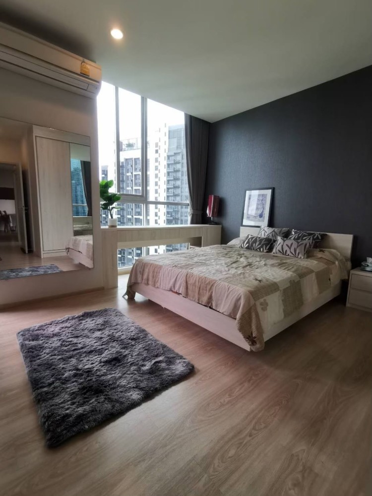 Condo for rent, Noble Revolve Ratchada, 2 bedrooms, 2 bathrooms, high floor, fully furnished, 2 balconies images