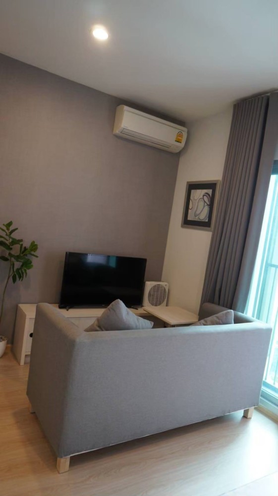 Condo for rent, Noble Revolve Ratchada, 2 bedrooms, 2 bathrooms, high floor, fully furnished, 2 balconies