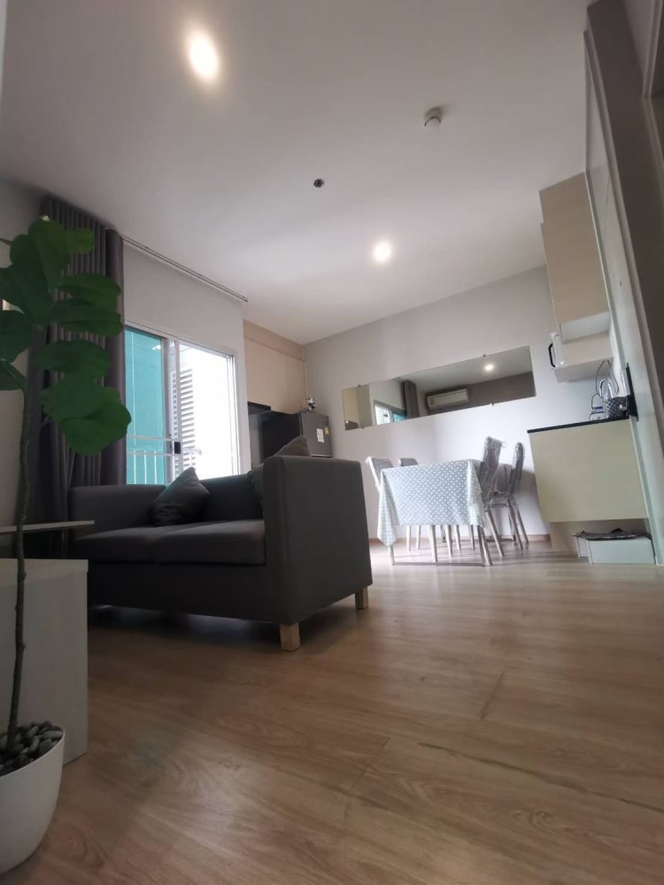 Condo for rent, Noble Revolve Ratchada, 2 bedrooms, 2 bathrooms, high floor, fully furnished, 2 balconies