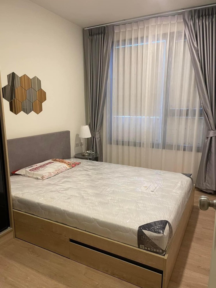 For rent, Chewathai Kaset Nawamin, high floor, clear view Comes with complete electrical appliances. Book now. Don't be late.