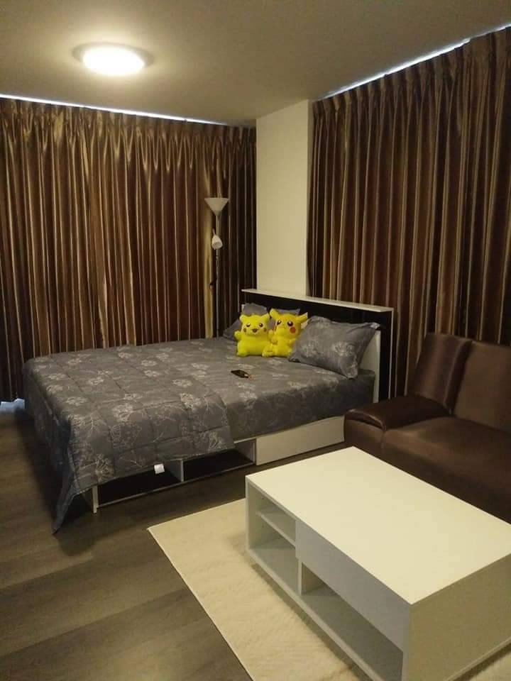 For rent, D Condo Campus Resort, ABAC Bangna, beautiful room, fully furnished, good location, ready to move in, book now!
