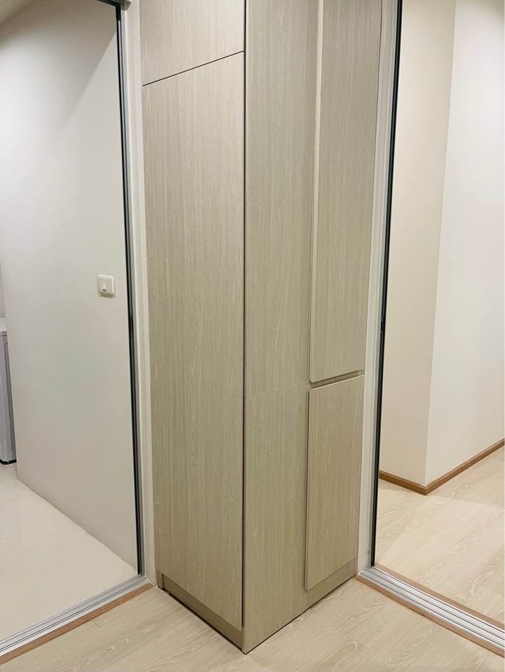 For rent!! Condo Niche Mono Sukhumvit-Puchao, 11th floor, high view, room with built-in furniture, complete in one place!!