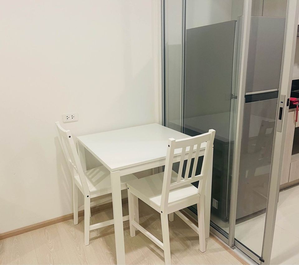 For rent!! Condo Niche Mono Sukhumvit-Puchao, 11th floor, high view, room with built-in furniture, complete in one place!!