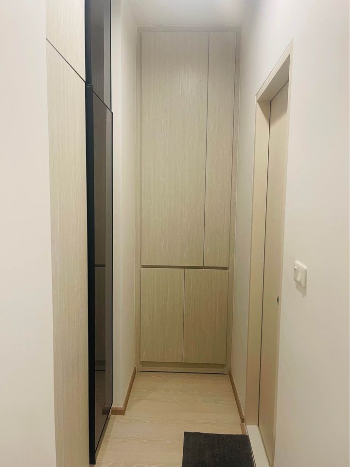 For rent!! Condo Niche Mono Sukhumvit-Puchao, 11th floor, high view, room with built-in furniture, complete in one place!!