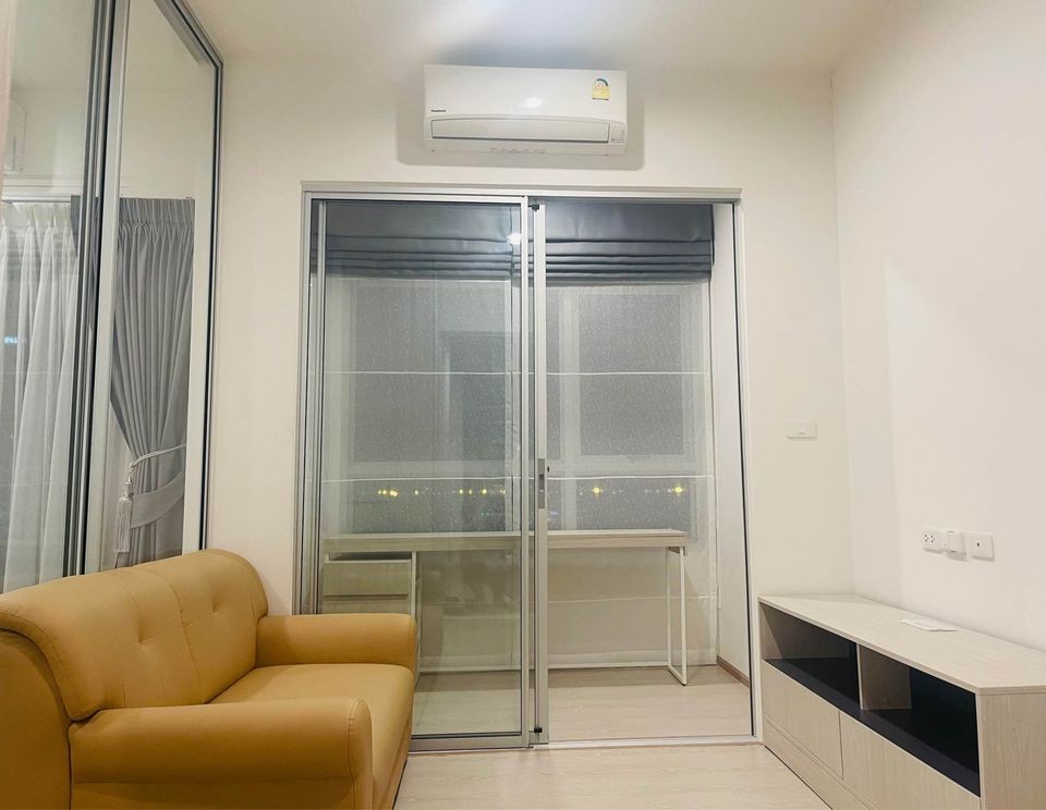 For rent!! Condo Niche Mono Sukhumvit-Puchao, 11th floor, high view, room with built-in furniture, complete in one place!!