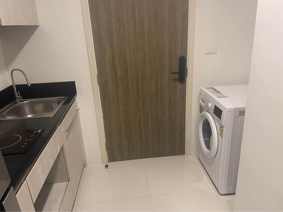 For rent!! Condo Niche Mono Sukhumvit-Puchao, 11th floor, high view, room with built-in furniture, complete in one place!!