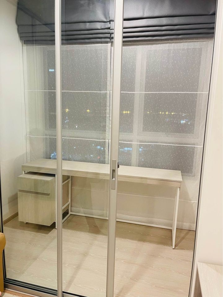 For rent!! Condo Niche Mono Sukhumvit-Puchao, 11th floor, high view, room with built-in furniture, complete in one place!!