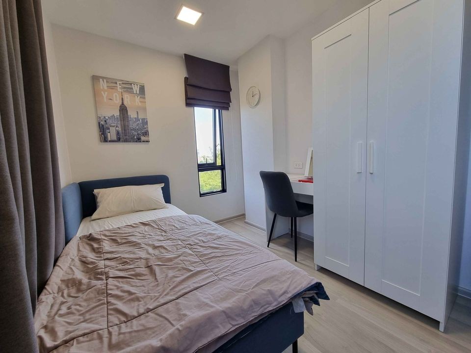 For rent or sale, Plum Condo Saphan Mai, simple decorated room, inviting, comes with facilities. Let me tell you that you don't miss it.